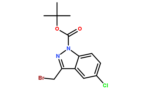 1H-吲唑-1-羧酸,3-(溴甲基)-5-氯-,1,1-二甲基乙基