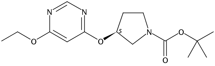 (S)-tert-Butyl 3-((6-ethoxypyrimidin-4-yl)oxy)pyrrolidine-1-carboxylate