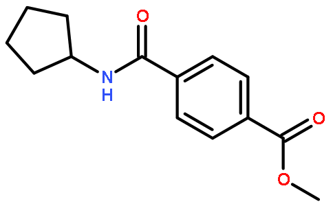 4-(环戊基氨基甲酰)苯甲酸甲酯