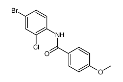 Benzamide, N-(4-bromo-2-chlorophenyl)-4-methoxy