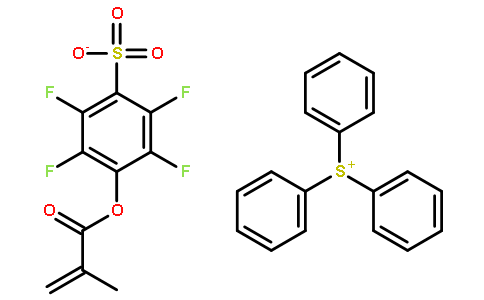 三苯基锍 2,3,5,6-四氟-4-(甲基丙烯酰氧基)苯磺酸盐