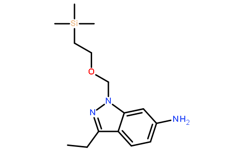 3-乙基-1-2-(三甲基甲硅烷基)乙氧基甲基-1H-吲唑-6-胺