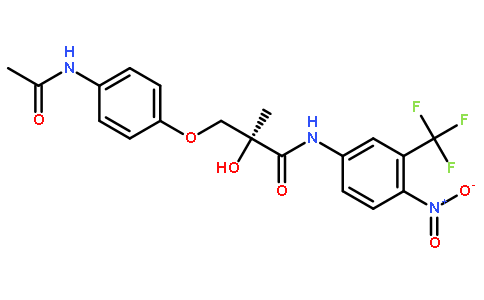 N-[4-硝基-3-(三氟甲基)苯基]-(2S)-3-[4-(乙酰基氨基)苯氧基]-2-羟基-2-甲基丙酰胺