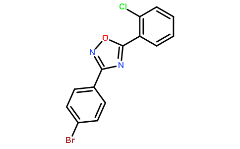 3-(4-溴苯基)-5-(2-氯苯基)-1,2,4-噁二唑