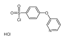 4-(3-Pyridinyloxy)benzenesulfonyl chloride hydrochloride (1:1)