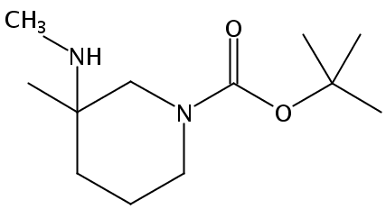 tert-Butyl 3-methyl-3-(methylamino)piperidine-1-carboxylate