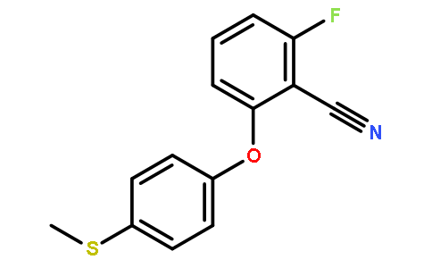 2-氟-6-[4-(甲硫基)甲氧苯基]苄腈