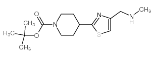 tert-butyl 4-[4-(methylaminomethyl)-1,3-thiazol-2-yl]piperidine-1-carboxylate