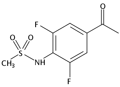 Methanesulfonamide, N- (4-acetyl-2, 6-difluorophenyl
