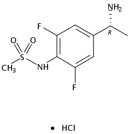 (R)-N-(4-(1-aminoethyl)-2,6-difluorophenyl)methanesulfonamide hydrochloride