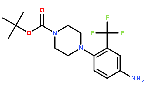 4-(4-氨基-2-三氟甲基苯基)-哌嗪-1-羧酸叔丁酯