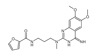 N-[3-[(4-amino-6,7-dimethoxyquinazolin-2-yl)-methylamino]propyl]furan-2-carboxamide