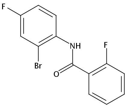 Benzamide, N-(2-bromo-4-fluorophenyl)-2-fluoro-