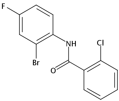 Benzamide, N-(2-bromo-4-fluorophenyl)-2-chloro-
