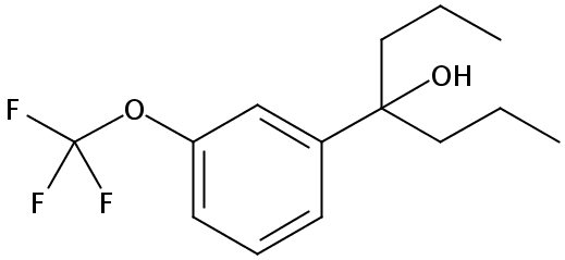 Benzenemethanol, α,α-dipropyl-3-(trifluoromethoxy)-