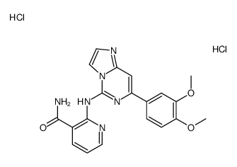 2-[[7-(3,4-dimethoxyphenyl)imidazo[1,2-c]pyrimidin-5-yl]amino]pyridine-3-carboxamide,dihydrochloride