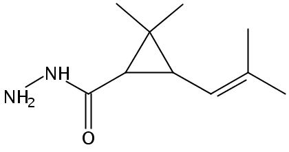 2,2-Dimethyl-3-(2-methyl-1-propenyl)cyclopropanecarbohydrazide