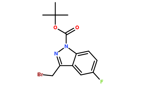 3-(溴甲基)-5-氟-1H-吲唑-1-羧酸,1,1-二甲基乙酯