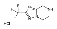 2-(Trifluoromethyl)-5,6,7,8-tetrahydro[1,2,4]triazolo[1,5-a]pyraz ine hydrochloride (1:1)