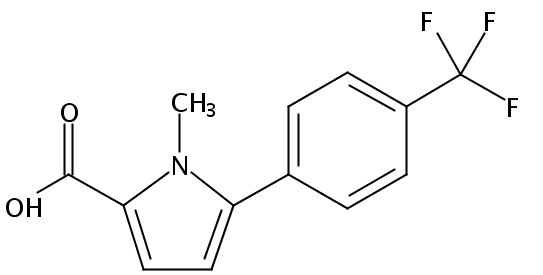 1-methyl-5-[4-(trifluoromethyl)phenyl]-1H-Pyrrole-2-carboxylic acid