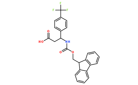 Fmoc-(r)-3-氨基-3-(4-三氟甲基苯基)丙酸