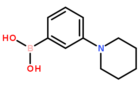 B-[3-(1-哌啶基)苯基]-硼酸