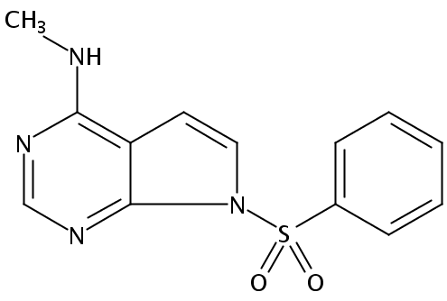 N-Methyl-7-(phenylsulfonyl)-7H-pyrrolo[2,3-d]pyrimidin-4-amine