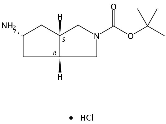 cis-5-amino-2-boc-hexahydro-cyclopenta[c]pyrrole hydrochloride