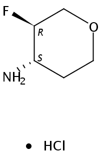 (3R,4S)-rel-3-Fluorotetrahydro-2H-pyran-4-amine hydrochloride