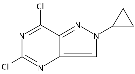 5,7-Dichloro-2-cyclopropyl-2H-pyrazolo[4,3-d]pyrimidine
