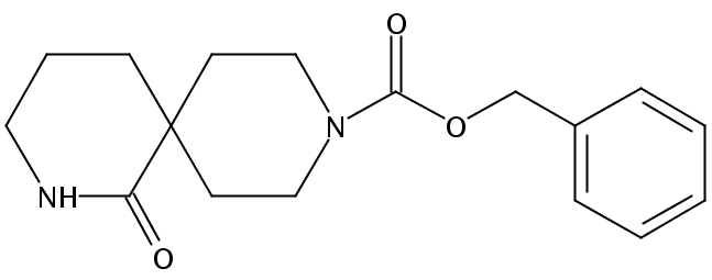 Benzyl 1-oxo-2,9-diazaspiro[5.5]undecane-9-carboxylate