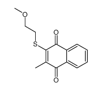 2-[(2-Methoxyethyl)thio]-3-methyl-1，4-napthalenedione