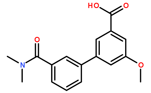3-(二甲基氨基甲酰)-5-甲氧基-[1,1-聯(lián)苯]-3-羧酸