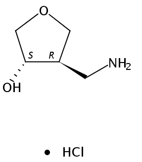 (3R,4S)-rel-4-(Aminomethyl)tetrahydrofuran-3-ol hydrochloride