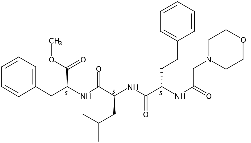 2-((S)-4-甲基-2-((S)-2-(2-吗啉代乙酰氨基)-4-苯基丁酰胺基)戊酰氨基)-3-(S)-苯基丙酸甲酯