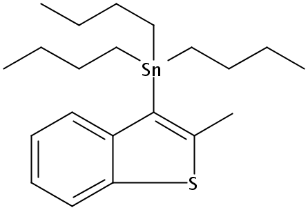 2-甲基-3-三丁基锡基苯并噻吩