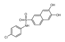 N-(4-chlorophenyl)-6,7-dihydroxynaphthalene-2-sulfonamide