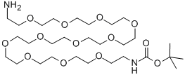 O-(2-氨基乙基)-O'-[2-(叔丁氧羰基-氨基)乙基]十聚乙二醇