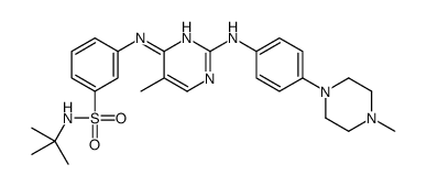 N-(1,1-二甲基乙基)-3-[[5-甲基-2-[[4-(4-甲基-1-哌嗪基)苯基]氨基]-4-嘧啶基]氨基]苯磺酰胺