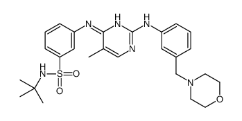 N-(1,1-二甲基乙基)-3-[[5-甲基-2-[[3-(4-吗啉基甲基)苯基]氨基]-4-嘧啶基]氨基]苯磺酰胺
