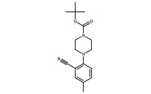 4-(2-氰基-4-甲基苯基)哌嗪-1-羧酸叔丁酯