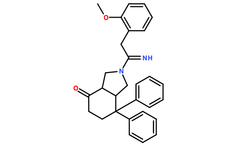 (3Ar,7ar)-八氢-2-[1-亚氨基-2-(2-甲氧基苯基)乙基]-7,7-二苯基-4H-异吲哚-4-酮
