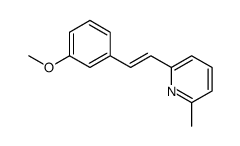 2-[(E)-2-(3-methoxyphenyl)ethenyl]-6-methylpyridine