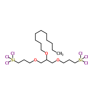1,3-双(3-三氯硅丙氧基)-2-癸烷氧基丙烷