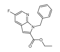 ethyl 1-benzyl-5-fluoropyrrolo[2,3-b]pyridine-2-carboxylate