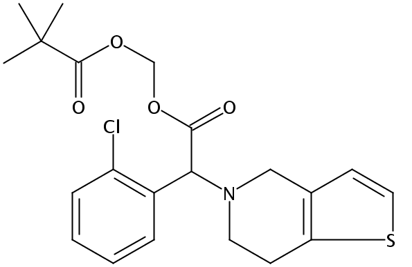 rac Clopidogrel [(tert-Butylcarbonyl)oxy]methyl Ester