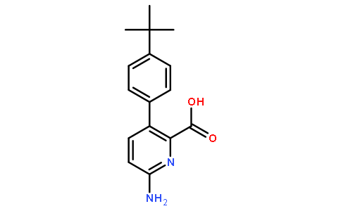 6-氨基-3-(4-t-丁基 苯基)甲酸吡啶