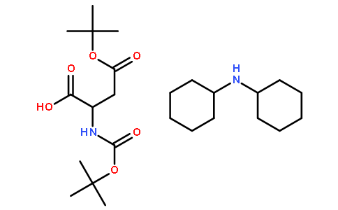 N-Boc-L-天冬氨酸 4-叔-丁酯 二环己基铵盐