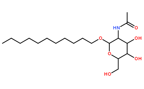 十一烷基-2-乙酰氨基-2-脱氧-beta-D-吡喃葡糖苷