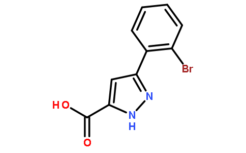 3-(2-Bromophenyl)-1H-pyrazole-5-carboxylic acid